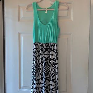 Aztec maxi dress